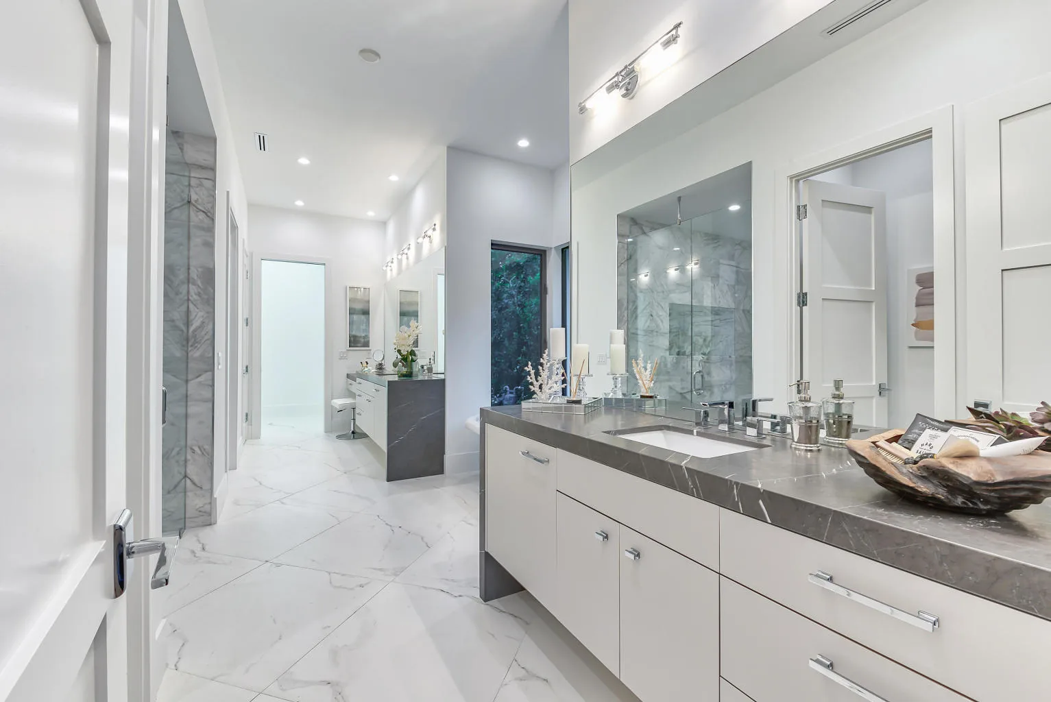 Completed work at a custom home in Palm Beach by SouthShore Builders