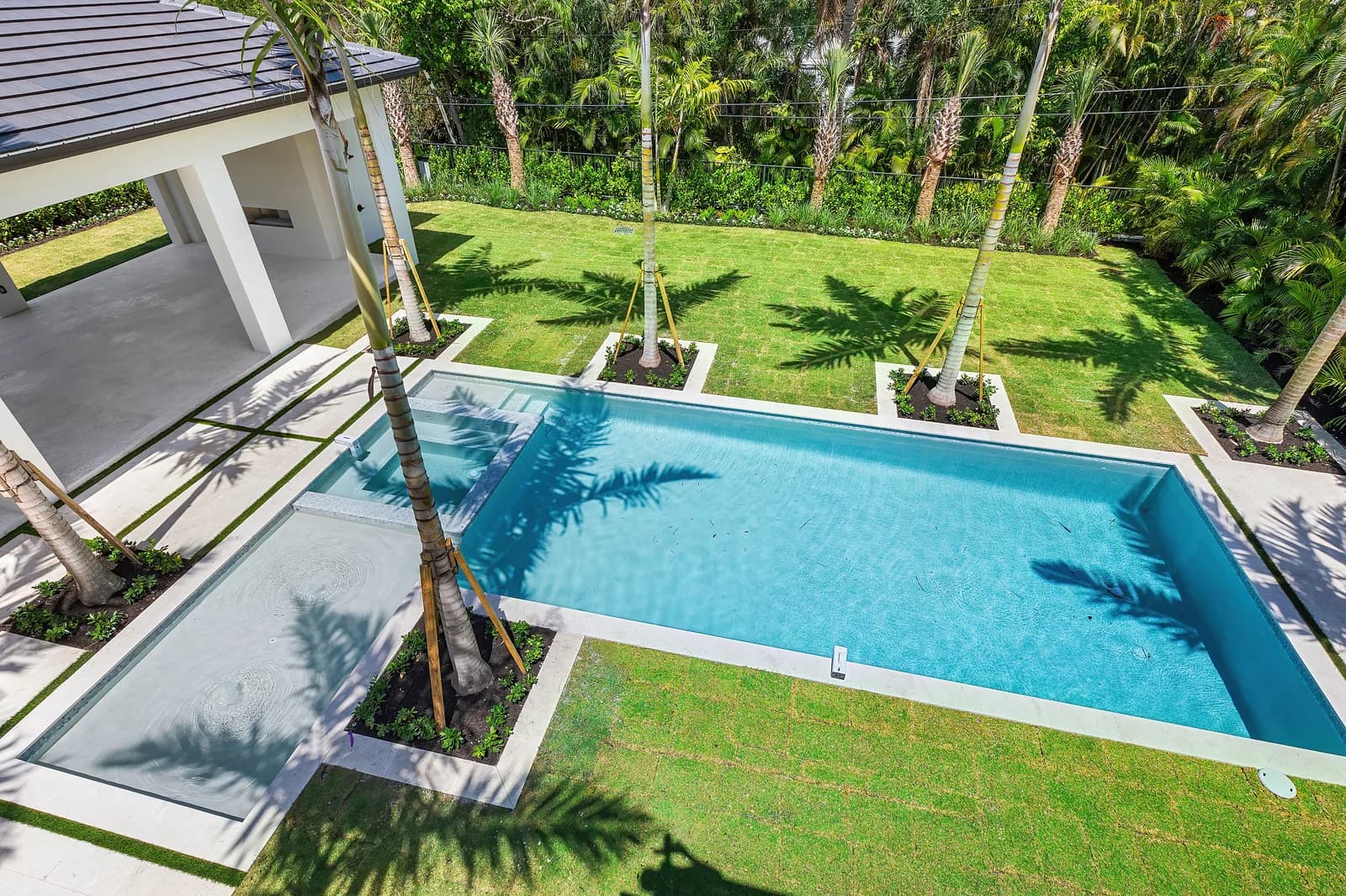 Completed work at a custom home in Ocean Ridge by SouthShore Builders